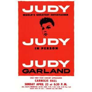  Judy In Person Poster Broadway Theater Play 27x40