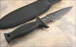 MTech All Black Tactical Double Edged Dagger Knife NEW  