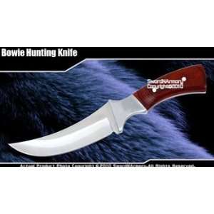  Full Tang Fixed Blade Knife Hunting Dagger Wood Handle 