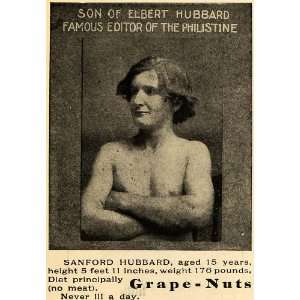  1902 Ad Postum Cereal Co Grape Nut Food Sanford Hubbard 
