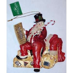  Santa Claus Playbill Ornament