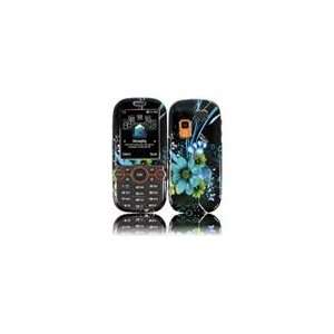   ] Samsung Gravity 2 T469 T404g Blue Flower Cell Phones & Accessories