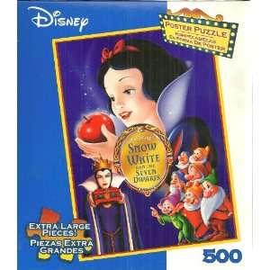 Disney Snow White and the Seven Dwarfs 500 Extra Large Pieces Jigsaw 