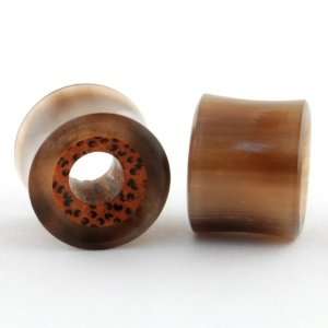   Flared Eyelets with Coconut Wood Inlay 9/16 Urban Star Jewelry