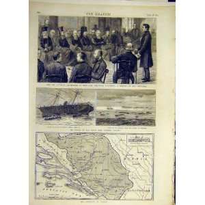   1875 Catholic Conference Bonn Boyne Wreck Turkey Map
