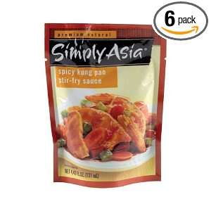 Simply Asia Sauce Packet, Stir Fry, Kung Pao, 4.4300 ounces (Pack of6 