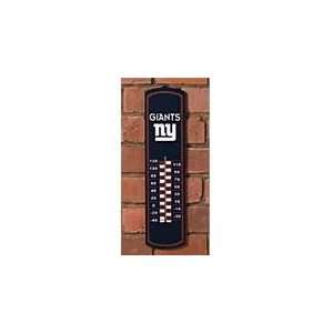 NEW YORK GIANTS Team Logo WOODEN WALL THERMOMETER (24 Tall & 6 Wide 