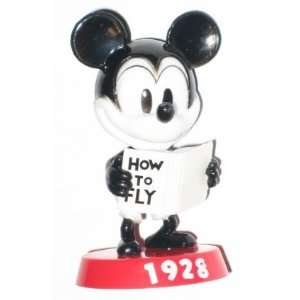  Mickey Mouse How To Fly 1928 Mini Bobble Head Figure Toys 