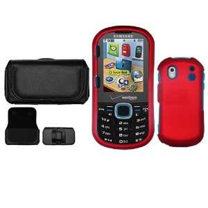  Samsung Intensity 2 U460 Combo Rubber Feel Red Protective 
