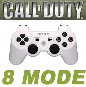 Modded PS3 Rapid Fire Controller 8modes Limited White  