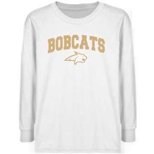  Montana State Bobcats Youth White Logo Arch T shirt 
