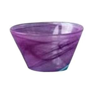  Shiraleah Small Plum Polished Alabaster Conical Bowl