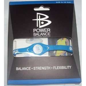  Power Balance Silicone Wristband Teal with White Lettering 