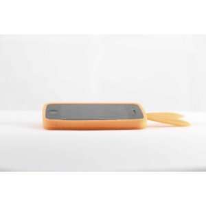   4S Orange Bunny silicon Cover with ears and fluffy tail Electronics