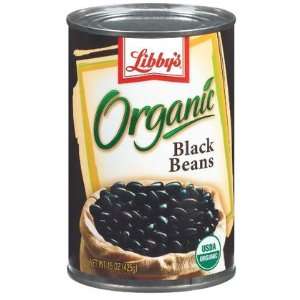  Libbys Organic Black Beans, 15 oz Cans, 12 ct (Quantity 