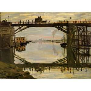     Claude Monet   24 x 18 inches   The Wooden Bridge