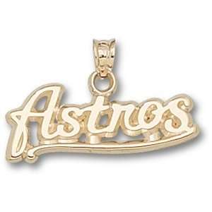  Houston Astros MLB Astros 3/8 Pendant (14kt) Sports 
