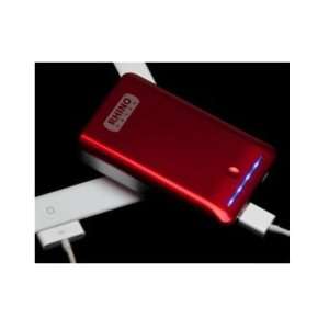  4000 mAh Portable Battery and Charger RED Cell Phones & Accessories