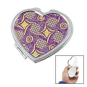   Heart Design Double Sided Make Up Mirror