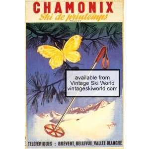  Chamonix Poster   Butterfly