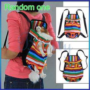 Puppy Doggie Pet Dog Carrier Backpack Front Bag Canvas Nylon Outdoor 