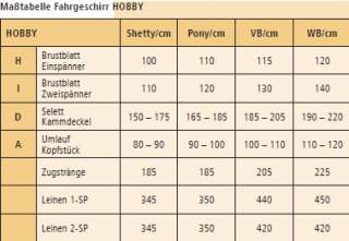 Brustblattgeschirr Hobby Einspänner Preis + Qualität  