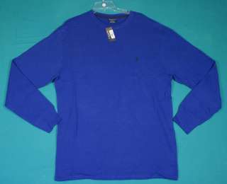 NWT Polo Ralph Lauren Size 2XL Blue Cotton Long Sleeve Shirt  