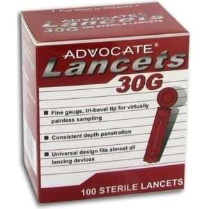  ADVOCATE Lancets 30G 100 Count