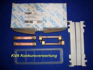 Hager ZM14S Sammelschienenverbinder 773007 4 polig  