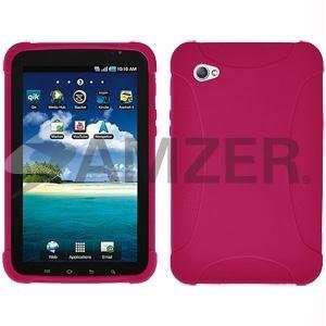   Jelly Case   Hot Pink For Samsung GALAXY Tab GT P1000