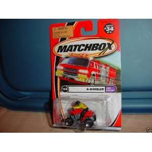    Matchbox Sand Blasters 4 Wheeler Red #34 Of 75 Toys & Games