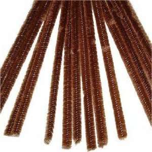  100 Brown Chenille Stems (12 x 6mm) Toys & Games