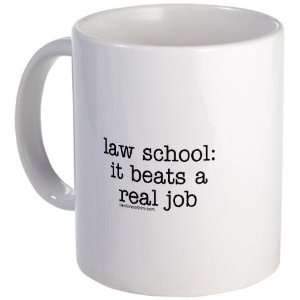 Law school/real job Funny Mug by   Kitchen 
