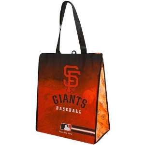   Giants Orange Black Fade Reusable Tote Bag