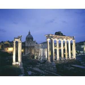  Remains Of Temple Of Vespasian Wall Mural