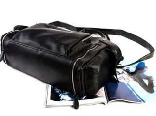 NEW Mans PU Leather Shoulder Backpack Bag Purse EAP08  