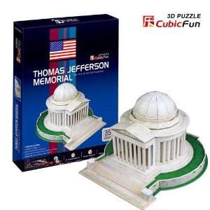  Thomas Jefferson Memorial 3D design puzzle Toys & Games