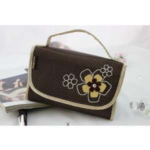  New Adorable Daisy Love Brown Makeup Organizer Beauty