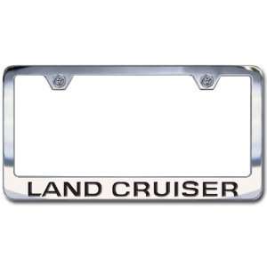 Toyota Land Cruiser Chrome License Plate Frame, Block 