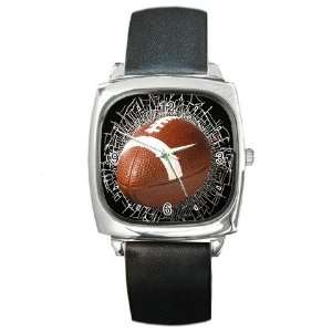  football shattered Square Metal Watch FF0215 Everything 