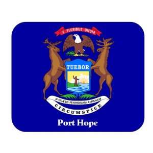  US State Flag   Port Hope, Michigan (MI) Mouse Pad 
