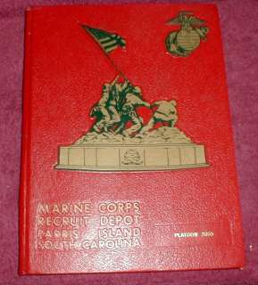 October 1982 Marine Corps Recruit Yearbook Parris Island USMC Platoon 