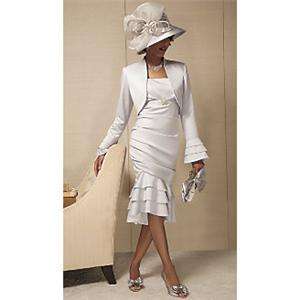 ASHRO Brand New Womens Silver Deidre Jacket Dress Suit Plus Size 18W 