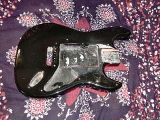 SX Stratocaster Strat Style Electric Guitar Body Black  