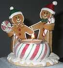   2008 Musical Gingerbread House Gumdrop Ceramic Lights Sound RARE NWT