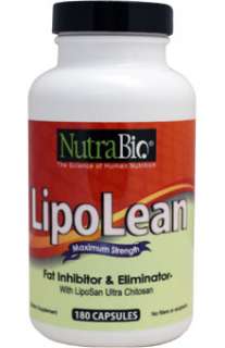 NutraBio BEST Diet Pill Weight Loss Fat Burner LipoLean Ultra Chitosan 