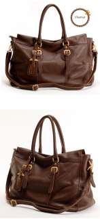 NWT Genuine leather STELLA Satchel bag purse+long strap  
