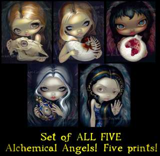 Alchemy Angels fairy lowbrow art gothic PRINT SALE  