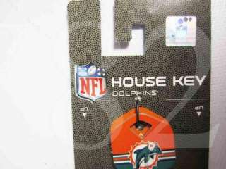 NFL Miami DOLPHINS Licensed Blank KW1 66 House Key  