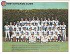 1981 Chicago Cubs Team Photo Camera Day Wrigley Field